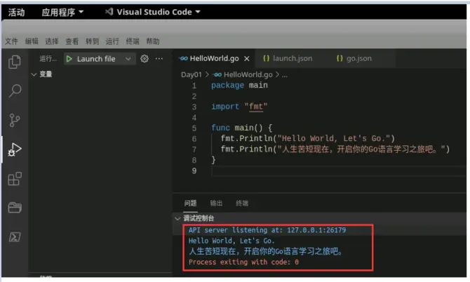 WeiyiGeek.VScode调试Go程序